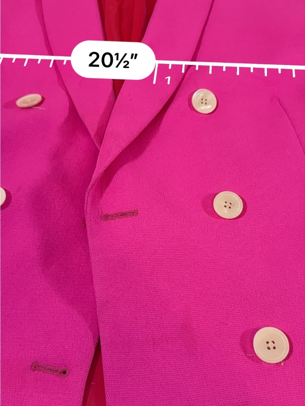 J. Crew Fuchsia Double-Breasted Blazer - Picture 5 of 8